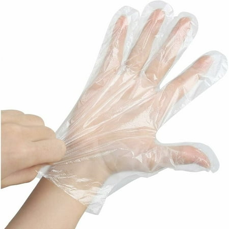 Disposable Gloves - Clear Plastic Disposable Polyethylene Work Cleaning Gloves
Disposable Gloves - Clear Plastic Disposable Polyethylene Work Cleaning Gloves