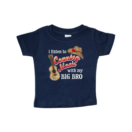 Inktastic I Listen to Country Music with my Big Bro Guitar and Hat Gift Baby Boy or Baby Girl T-Shirt
Inktastic I Listen to Country Music with my Big Bro Guitar and Hat Gift Baby Boy or Baby Girl T-Shirt