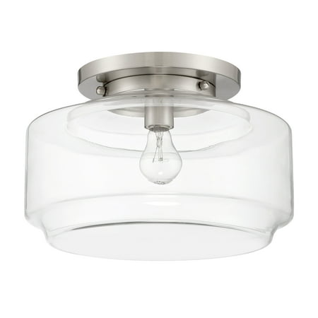 Craftmade X3114 Peri 14 Wide Flush Mount Ceiling Fixture - Nickel