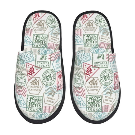 Slippers for Women/Men - funny Postmark print Soft Plush Warm Slip-on Slippers House Slippers Indoor House Shoes
Slippers for Women/Men - funny Postmark print Soft Plush Warm Slip-on Slippers House Slippers Indoor House Shoes