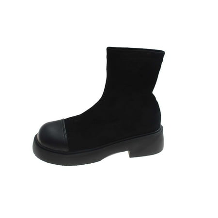 Bnwani Shoes Snadals and Slippers for Women Fashion All-match Thick-soled Round Toe Ankle Boots Women s Plush Surface Stitching Boots
Bnwani Shoes Snadals and Slippers for Women Fashion All-match Thick-soled Round Toe Ankle Boots Women s Plush Surface Stitching Boots