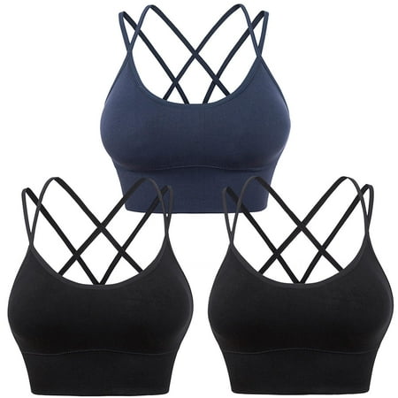 Women s Plus Size Cross Back Sports Bra Yoga Running Sexy Bra No Steel Rings Can Be Wearable Sports Underwear 3pcs M
Women s Plus Size Cross Back Sports Bra Yoga Running Sexy Bra No Steel Rings Can Be Wearable Sports Underwear 3pcs M
