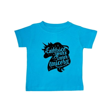 Inktastic Embrace Your Inner Unicorn in Black Silhouette Gift Baby Boy or Baby Girl T-Shirt
Inktastic Embrace Your Inner Unicorn in Black Silhouette Gift Baby Boy or Baby Girl T-Shirt