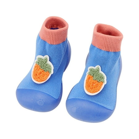 Baby Infant Socks Fruit Embroidered Walkers Shoes Indoor Elastic First Toddler Baby Shoes Blue 6 Months-12 Months
Baby Infant Socks Fruit Embroidered Walkers Shoes Indoor Elastic First Toddler Baby Shoes Blue 6 Months-12 Months