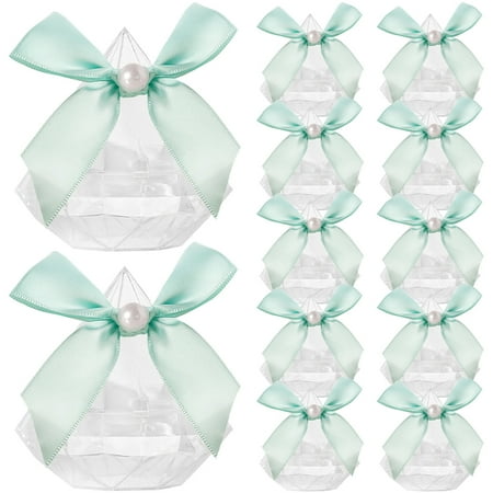12pcs Diamond Shaped Candy Box Wedding Candy Chocolates Box Party Favors Box