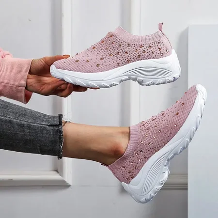 Yishow-A1 Women‘s Faux Rhinestone Decor Socks Shoes Breathable & Lightweight Running Shoes Women‘s Footwear
Yishow-A1 Women‘s Faux Rhinestone Decor Socks Shoes Breathable & Lightweight Running Shoes Women‘s Footwear