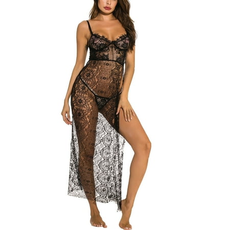 Babysbule Cardigans for Women Clearance Long Dress Nightdress Sexy Underwear Lace Cardigan Long Skirt Nightgown Suit
Babysbule Cardigans for Women Clearance Long Dress Nightdress Sexy Underwear Lace Cardigan Long Skirt Nightgown Suit