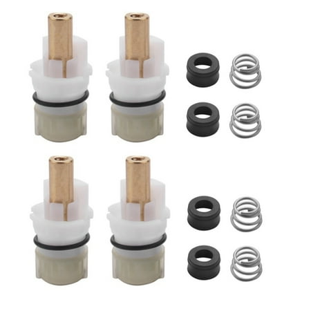 4 Pieces RP25513 Faucet Stem Replacement with Rubber Seats and Springs Suitable for Kitchen Repair Kit
4 Pieces RP25513 Faucet Stem Replacement with Rubber Seats and Springs Suitable for Kitchen Repair Kit