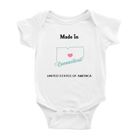 Made In Connecticut United States of America Baby Clothing Bodysuit 18-24 Months
Made In Connecticut United States of America Baby Clothing Bodysuit 18-24 Months