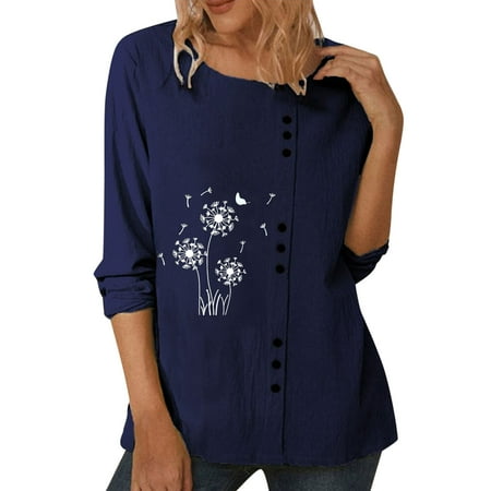 ZIZOCWA Womens Tops Cute Trendy Color Long Sleeve Shirt V Neck Women Dandelion Print Crew Neck Shirt Long Sleeve Cotton Linen Tshirt Autumn Loose Fit Casual Top Pajama Top Short Sleeve Women
ZIZOCWA Womens Tops Cute Trendy Color Long Sleeve Shirt V Neck Women Dandelion Print Crew Neck Shirt Long Sleeve Cotton Linen Tshirt Autumn Loose Fit Casual Top Pajama Top Short Sleeve Women