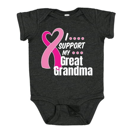 Inktastic Breast Cancer Awareness I Support My Great Grandma Boys or Girls Baby Bodysuit
Inktastic Breast Cancer Awareness I Support My Great Grandma Boys or Girls Baby Bodysuit
