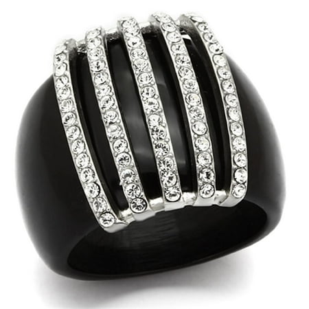 Autoster VL099 - High polished (no plating) Stainless Steel Ring with Top Grade Crystal in Clear - 8
Autoster VL099 - High polished (no plating) Stainless Steel Ring with Top Grade Crystal in Clear - 8