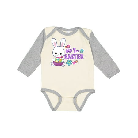 Inktastic My 1st Easter with Bunny and Easter Basket Gift Baby Girl Long Sleeve Bodysuit
Inktastic My 1st Easter with Bunny and Easter Basket Gift Baby Girl Long Sleeve Bodysuit