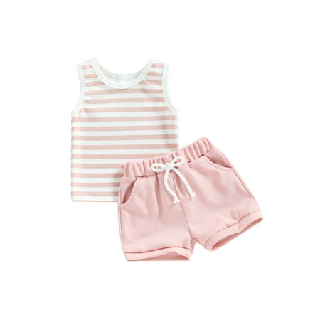 Summer Outfits for Toddler Baby Girls Boys Sleeveless Knitting Vest Tops Drawstring Short Pants Casual Clothes
Summer Outfits for Toddler Baby Girls Boys Sleeveless Knitting Vest Tops Drawstring Short Pants Casual Clothes