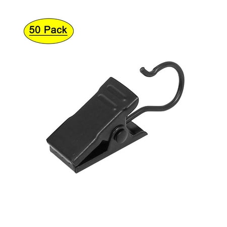 Uxcell Drapes Curtain Picture Spring Loaded Sawtooth Hanging Hooks Clips Black 50pcs
Uxcell Drapes Curtain Picture Spring Loaded Sawtooth Hanging Hooks Clips Black 50pcs