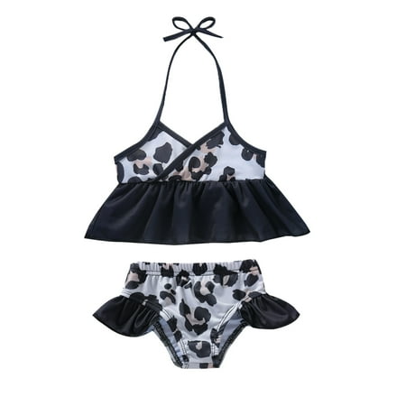 Toddler Kids Girls Sling Bikini Halter Leopard Print Top Shorts Sets Swimwear Swimsuit Summer Beach Outfit Two Pieces Bathing Suits
Toddler Kids Girls Sling Bikini Halter Leopard Print Top Shorts Sets Swimwear Swimsuit Summer Beach Outfit Two Pieces Bathing Suits
