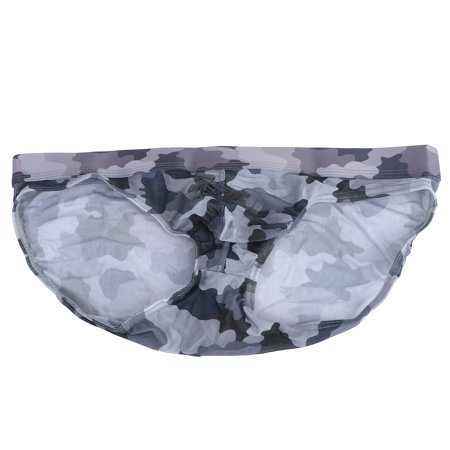Men Briefs Thong Sexy Seamless Underwear Bikini G-string Lingerie Size 2XL (Camouflage Gray)
Men Briefs Thong Sexy Seamless Underwear Bikini G-string Lingerie Size 2XL (Camouflage Gray)