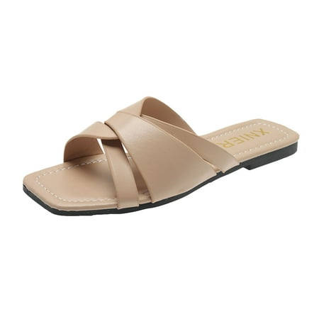 Alueeu ladies shoes Women s Shoes Fashion Casual Flat Direction Toe Outer Wear Beach Sandals Casual Shoes for ladies summer
Alueeu ladies shoes Women s Shoes Fashion Casual Flat Direction Toe Outer Wear Beach Sandals Casual Shoes for ladies summer