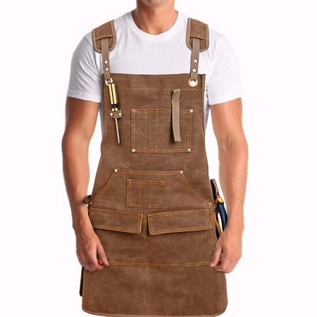 KZLO Woodworking Canvas Apron with 9 Pockets Adjustable Strap Aprons for Women Men Coffee
KZLO Woodworking Canvas Apron with 9 Pockets Adjustable Strap Aprons for Women Men Coffee