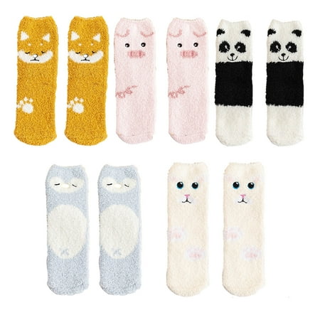Toma Winter Fleece Socks Ankle Animal Print Non Slip Long Warm Lounge Slipper Fluffy Middle Tube Sock
Toma Winter Fleece Socks Ankle Animal Print Non Slip Long Warm Lounge Slipper Fluffy Middle Tube Sock