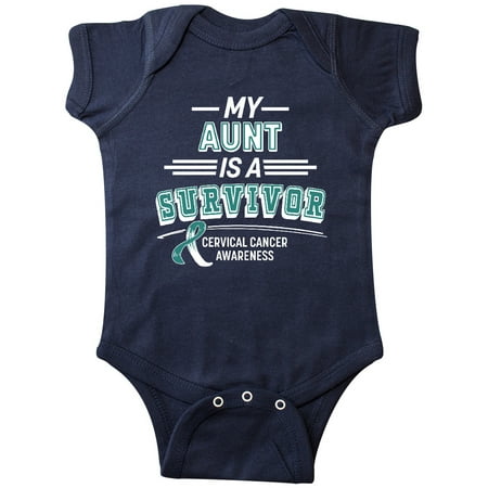Inktastic My Aunt is a Survivor Cervical Cancer Awareness Gift Baby Boy or Baby Girl Bodysuit
Inktastic My Aunt is a Survivor Cervical Cancer Awareness Gift Baby Boy or Baby Girl Bodysuit