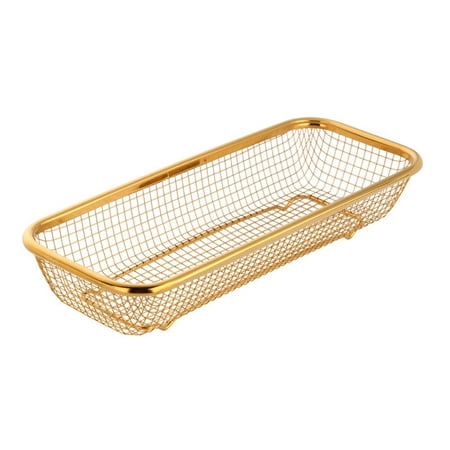 Kitchen Cutlery Drain Organizer Stainless Steel Household Chopsticks Spoon Fork Storage Basket Washing Drying(Gold)
Kitchen Cutlery Drain Organizer Stainless Steel Household Chopsticks Spoon Fork Storage Basket Washing Drying(Gold)