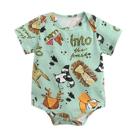 TAIAOJING Baby Romper Boys Girls Short Sleeve Cartoon Print Jumpsuit Outfits Set One Piece Outfits 6-12 Months
TAIAOJING Baby Romper Boys Girls Short Sleeve Cartoon Print Jumpsuit Outfits Set One Piece Outfits 6-12 Months
