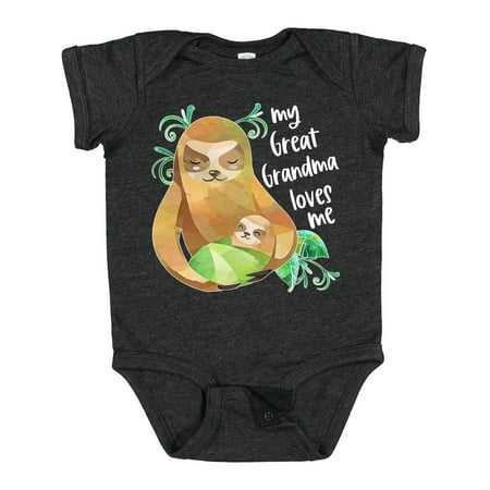 Inktastic My Great Grandma Loves Me Cute Sloth and Baby Gift Baby Boy or Baby Girl Bodysuit
Inktastic My Great Grandma Loves Me Cute Sloth and Baby Gift Baby Boy or Baby Girl Bodysuit