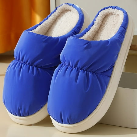 Slippers for Women Men Slippers Autumn And Winter Fashion And Comfortable Indoor And Outdoor Solid Color Simple Flat Warm Non Slip Blue 8.5 Slippers for Men
Slippers for Women Men Slippers Autumn And Winter Fashion And Comfortable Indoor And Outdoor Solid Color Simple Flat Warm Non Slip Blue 8.5 Slippers for Men