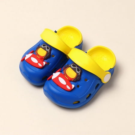 Journey Summer Cute Garden Shoes Cartoon Closed-Toe Sandals Children Beach Slipper 0-4 Years Old(Blue Bear Aircraft 27)
Journey Summer Cute Garden Shoes Cartoon Closed-Toe Sandals Children Beach Slipper 0-4 Years Old(Blue Bear Aircraft 27)