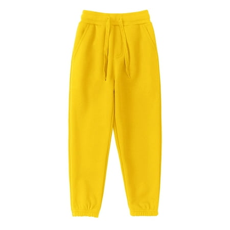 TIREOW Casual Pants Kids Toddler Boys Girls Long Pants with Pocket Autumn/Winter with Plush Straps Children s Casual Pants Party Birthday School Daily Outdoor Trousers(6-7 Years Yellow)
TIREOW Casual Pants Kids Toddler Boys Girls Long Pants with Pocket Autumn/Winter with Plush Straps Children s Casual Pants Party Birthday School Daily Outdoor Trousers(6-7 Years Yellow)