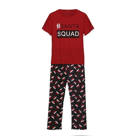 Family Matching Xmas Santa SQUAD Hats 2PCS Pajamas Set Women Kids Letter Top Long Hat Pants Family Sleepwear Nightwear
Family Matching Xmas Santa SQUAD Hats 2PCS Pajamas Set Women Kids Letter Top Long Hat Pants Family Sleepwear Nightwear