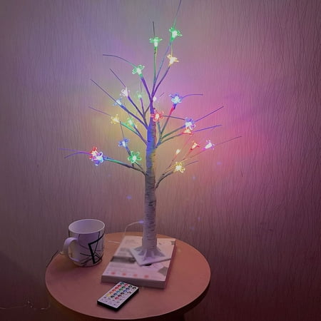 Tiitstoy Tabletop Bonsai Tree Light with 24 LED Lights Battery/USB Operated RGB with Remote Control 17 Color-Changing Modes for Lighting Bedrooms Desktop Christmas Pa White
Tiitstoy Tabletop Bonsai Tree Light with 24 LED Lights Battery/USB Operated RGB with Remote Control 17 Color-Changing Modes for Lighting Bedrooms Desktop Christmas Pa White