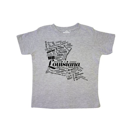 Inktastic Louisiana Word Salad Gift Toddler Boy or Toddler Girl T-Shirt