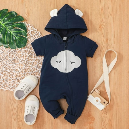 Girls Clothes Baby Boys Girls Short Sleeve Cartoon Hooded Romper Jumpsuit Clothes 100
Girls Clothes Baby Boys Girls Short Sleeve Cartoon Hooded Romper Jumpsuit Clothes 100