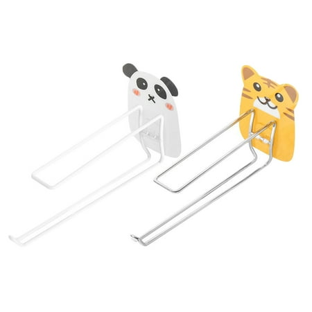HOMEMAXS 2pcs Practical Hanger Storage Rack Punch-free Wall Storage Rack for Home