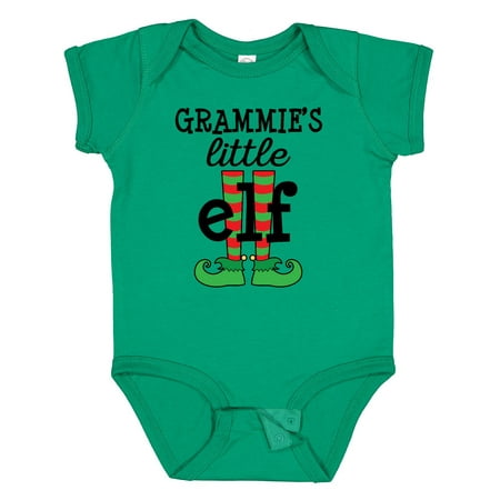 Inktastic Christmas Grammie Little Elf Outfit Gift Baby Boy or Baby Girl Bodysuit