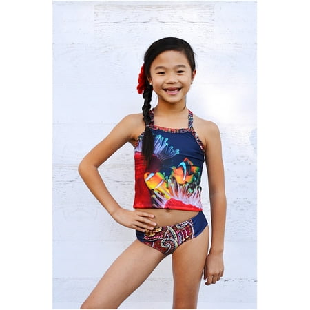 Girls Bathing Suits - Clown Fish - GS007 / GS008 TK