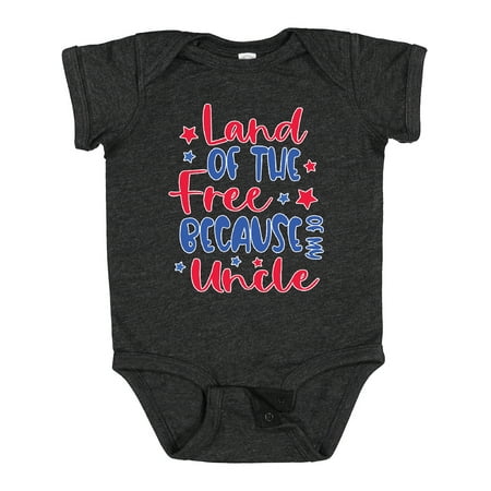 Inktastic Memorial Day Land of the Free Because of My Uncle Boys or Girls Baby Bodysuit
Inktastic Memorial Day Land of the Free Because of My Uncle Boys or Girls Baby Bodysuit