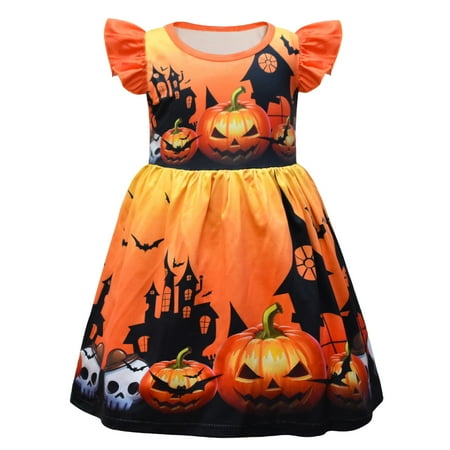 XINSHIDE Toddler Kids Girls Infant Fly Sleeves Cartoon Pumpkin Holiday Pumpkins Printing Custome Princess Dress Baby Clothes
XINSHIDE Toddler Kids Girls Infant Fly Sleeves Cartoon Pumpkin Holiday Pumpkins Printing Custome Princess Dress Baby Clothes
