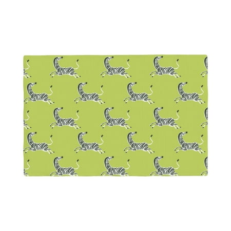 Table Placemats Set of 6 - funny retro Zebra green 12x18 In Faux Linen Double Heat Resistant Place Mats Cloth Indoor/Outdoor Placemats Washable Table Mats for Dining Kitchen Party
Table Placemats Set of 6 - funny retro Zebra green 12x18 In Faux Linen Double Heat Resistant Place Mats Cloth Indoor/Outdoor Placemats Washable Table Mats for Dining Kitchen Party