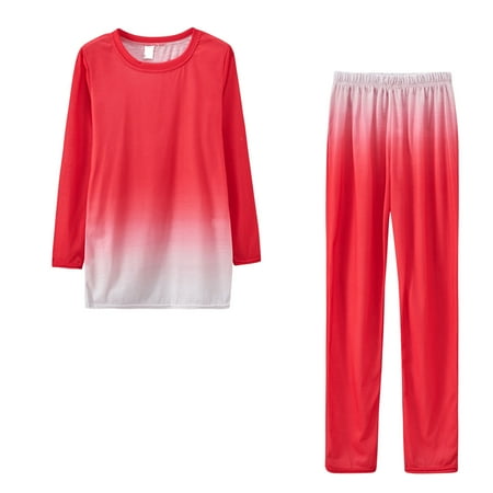 Stamzod Thicken Warm Flannel Women Pajamas Set Clearance Tie-Dyed Printing Long Sleeves Sleepwear Set Autumn Winter Home Clothes Pyjamas for Womens Red L 
Stamzod Thicken Warm Flannel Women Pajamas Set Clearance Tie-Dyed Printing Long Sleeves Sleepwear Set Autumn Winter Home Clothes Pyjamas for Womens Red L