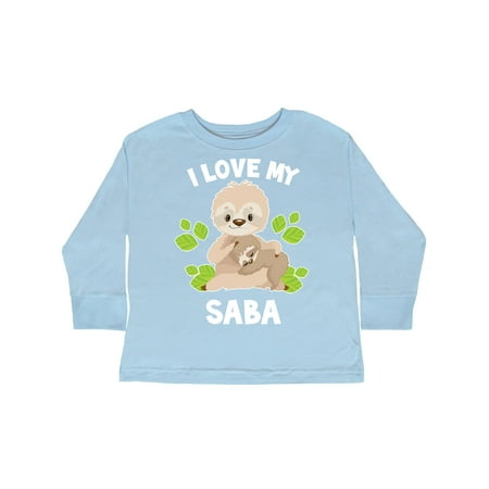 Inktastic Cute Sloth I Love My Saba with Green Leaves Gift Toddler Boy or Toddler Girl Long Sleeve T-Shirt
Inktastic Cute Sloth I Love My Saba with Green Leaves Gift Toddler Boy or Toddler Girl Long Sleeve T-Shirt