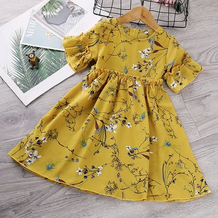 Juebong Infant Baby Girls Gifts Summer Fashion Girls Dress Western Floral Short-sleeved Princess Dress
Juebong Infant Baby Girls Gifts Summer Fashion Girls Dress Western Floral Short-sleeved Princess Dress