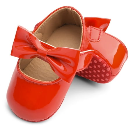 ZQC Girls Cute Moccasinss Bowknot Flats Shoes Non-slip Princess Shoes