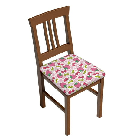 JUNZAN Strawberry And Cheery Print Dining Chair Seat Covers Stretch Fitted Dining Room Upholstered Chair Seat Cushion Cover
JUNZAN Strawberry And Cheery Print Dining Chair Seat Covers Stretch Fitted Dining Room Upholstered Chair Seat Cushion Cover