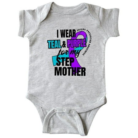 Inktastic Suicide Prevention I Wear Teal and Purple For My Step Mother Gift Baby Boy or Baby Girl Bodysuit
Inktastic Suicide Prevention I Wear Teal and Purple For My Step Mother Gift Baby Boy or Baby Girl Bodysuit