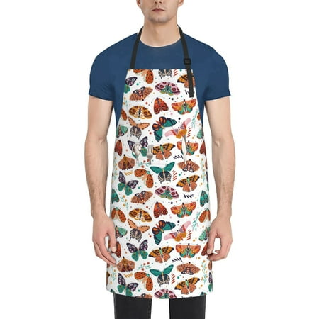 Lukts Adjustable Apron with 2 Pockets Chef Cooking Kitchen Restaurant Aprons for Women Men-Colorful Butterfly
Lukts Adjustable Apron with 2 Pockets Chef Cooking Kitchen Restaurant Aprons for Women Men-Colorful Butterfly