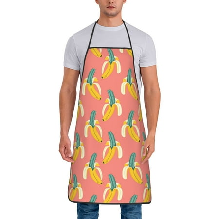 Aprons for Men Women - Cactus banana Pattern Cooking Kitchen Apron Chef Apron Waterproof Apron for Painting Pottery Baking BBQ Gardening Salon Gift For women Men
Aprons for Men Women - Cactus banana Pattern Cooking Kitchen Apron Chef Apron Waterproof Apron for Painting Pottery Baking BBQ Gardening Salon Gift For women Men