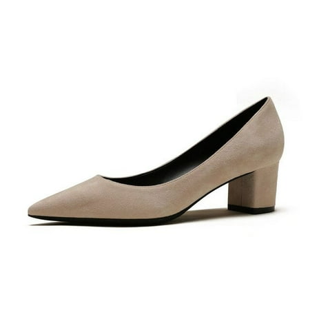 YCNYCHCHY Women Kid Suede Leather Thick High Heels New Casual Office Pumps Classic Black Pink Blue Pumps For Ladies Shoes Big Size
YCNYCHCHY Women Kid Suede Leather Thick High Heels New Casual Office Pumps Classic Black Pink Blue Pumps For Ladies Shoes Big Size